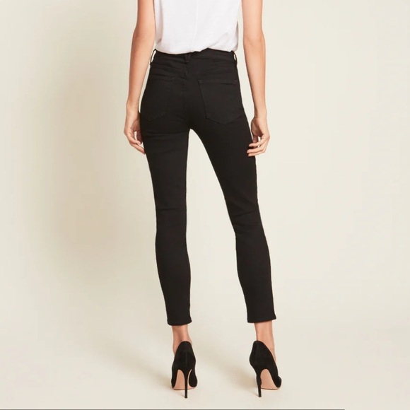 VERONICA BEARD Jeans Debbie Coated High Rise Skinny black crop high rise 25 / 0 - Picture 11 of 16